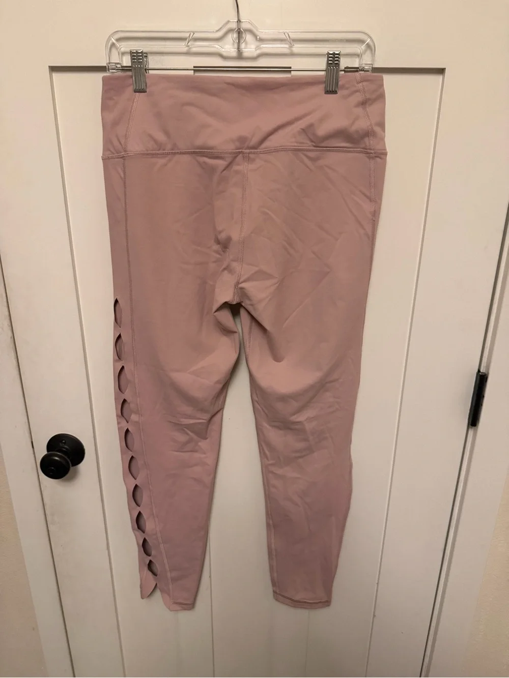 Victoria Sport Knockout By Victorias Secret Cut-Out Tight/Legging Size L Pink
